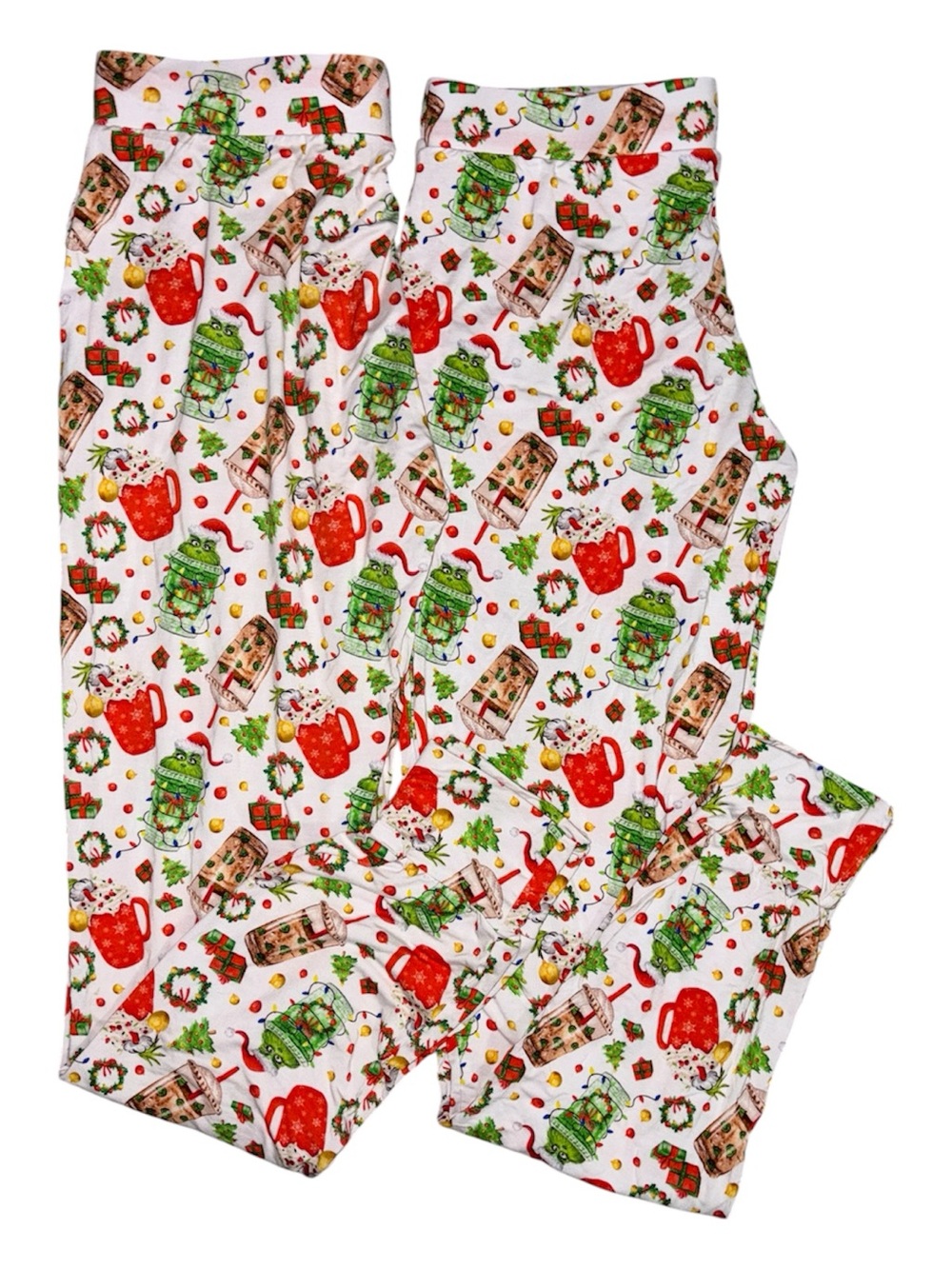 Women’s Bamboo Lounge Joggers - Grinch Print